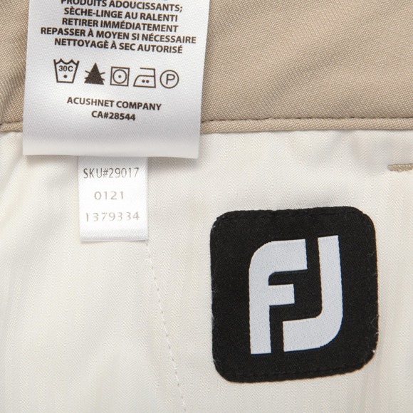 FootJoy Pants Mens 38x30 Beige Performance Golf Stretch Polyester Chino - Picture 9 of 16